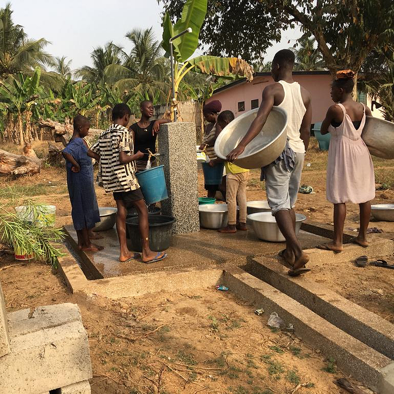 Ghana water pumping
